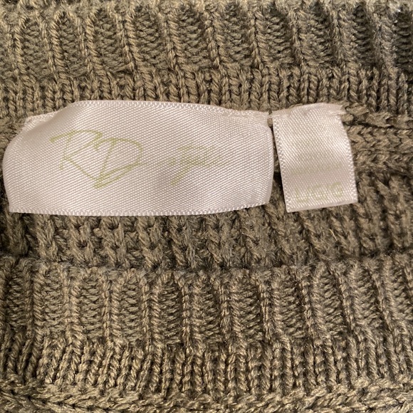 RD style size large green sweater - Picture 2 of 4